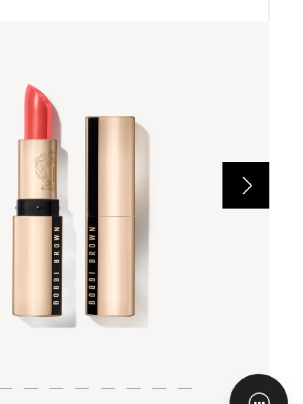 Bobbi Brown Luxe Lip Color -Bright ( shade, sunset Orange ) travel size